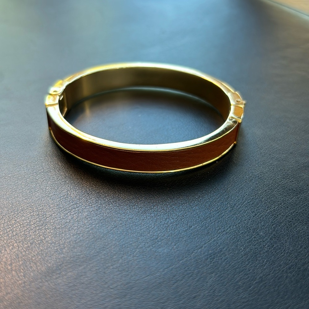 New Loft brown and gold bangle